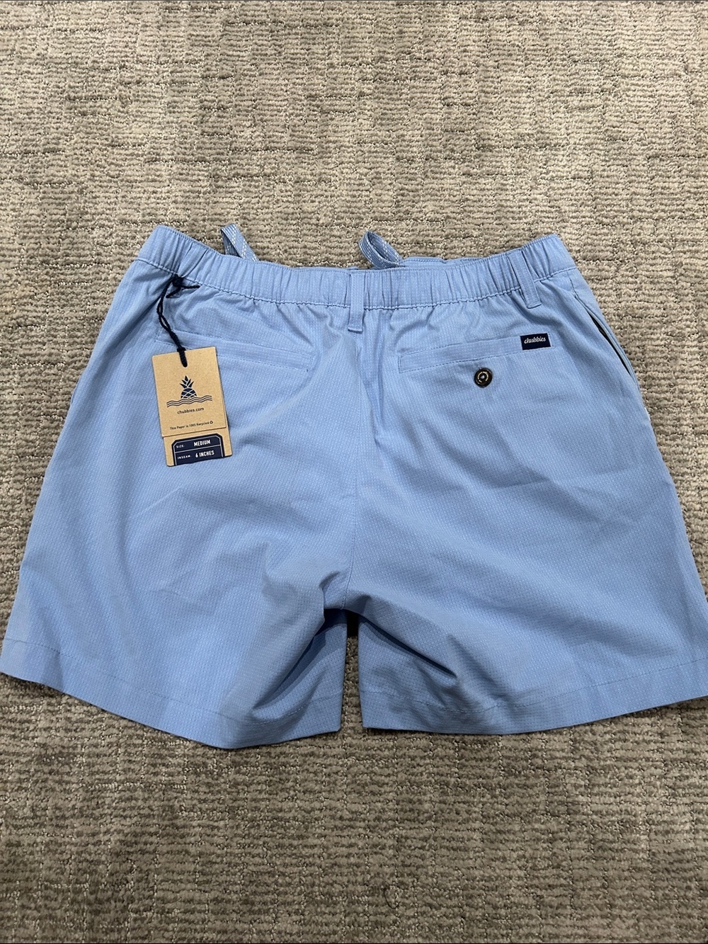 Chubbies E-Waist 6" Inseam Alpine Skies Shorts M - Picture 6 of 6